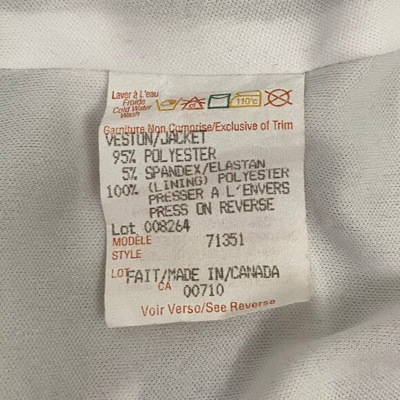 Joseph Ribkoff sequin striped jacket - Picture 7 of 7